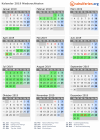 Kalender 2019 mit Ferien und Feiertagen Niederschlesien