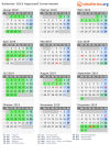 Kalender 2019 mit Ferien und Feiertagen Appenzell Innerrhoden