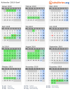 Kalender 2019 mit Ferien und Feiertagen Genf