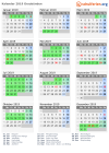 Kalender 2019 mit Ferien und Feiertagen Graubünden