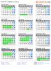 Kalender 2019 mit Ferien und Feiertagen Neuenburg