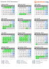 Kalender 2019 mit Ferien und Feiertagen Nidwalden
