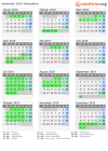 Kalender 2019 mit Ferien und Feiertagen Obwalden