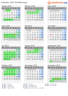 Kalender 2019 mit Ferien und Feiertagen Schaffhausen