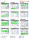 Kalender 2019 mit Ferien und Feiertagen Uri