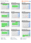 Kalender 2019 mit Ferien und Feiertagen Zug