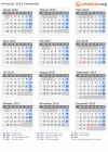 Kalender 2019 mit Ferien und Feiertagen Slowenien