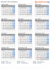 Kalender 2019 mit Ferien und Feiertagen Südsudan