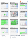 Kalender 2019 mit Ferien und Feiertagen Deutschbrod