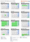 Kalender 2019 mit Ferien und Feiertagen Gablonz an der Neiße