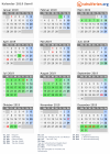 Kalender 2019 mit Ferien und Feiertagen Semil
