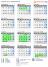 Kalender 2019 mit Ferien und Feiertagen Wildenschwert