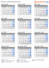 Kalender 2020 mit Ferien und Feiertagen Aserbaidschan