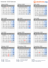 Kalender 2020 mit Ferien und Feiertagen Bahrain