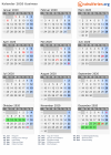 Kalender 2020 mit Ferien und Feiertagen Uusimaa