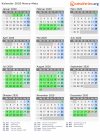 Kalender 2020 mit Ferien und Feiertagen Nancy-Metz