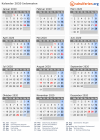 Kalender 2020 mit Ferien und Feiertagen Indonesien