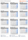 Kalender 2020 mit Ferien und Feiertagen Kambodscha