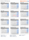 Kalender 2020 mit Ferien und Feiertagen Kamerun