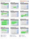 Kalender 2020 mit Ferien und Feiertagen Finnmark