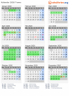 Kalender 2020 mit Ferien und Feiertagen Troms