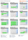 Kalender 2020 mit Ferien und Feiertagen Steiermark