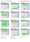 Kalender 2020 mit Ferien und Feiertagen Basel-Stadt