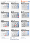 Kalender 2020 mit Ferien und Feiertagen Vereinigte Arabische Emirate