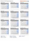 Kalender 2021 mit Ferien und Feiertagen Äquatorialguinea