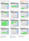 Kalender 2021 mit Ferien und Feiertagen Nordfyn