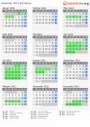Kalender 2021 mit Ferien und Feiertagen Nordsavo