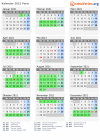 Kalender 2021 mit Ferien und Feiertagen Paris