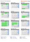 Kalender 2021 mit Ferien und Feiertagen Buskerud