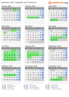 Kalender 2021 mit Ferien und Feiertagen Vestfold und Telemark