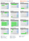 Kalender 2021 mit Ferien und Feiertagen Niederösterreich