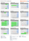 Kalender 2021 mit Ferien und Feiertagen Jungbunzlau