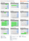 Kalender 2021 mit Ferien und Feiertagen Mährisch Schönberg