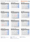 Kalender 2021 mit Ferien und Feiertagen Vereinigte Arabische Emirate
