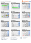 Kalender 2022 mit Ferien und Feiertagen Satakunta