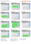 Kalender 2022 mit Ferien und Feiertagen Reims