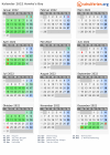 Kalender 2022 mit Ferien und Feiertagen Hawke's Bay