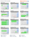 Kalender 2022 mit Ferien und Feiertagen Innlandet