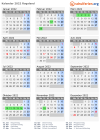 Kalender 2022 mit Ferien und Feiertagen Rogaland