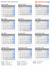 Kalender 2022 mit Ferien und Feiertagen Österreich