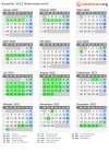 Kalender 2022 mit Ferien und Feiertagen Niederösterreich
