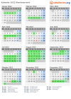 Kalender 2022 mit Ferien und Feiertagen Oberösterreich