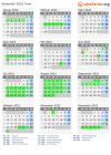 Kalender 2022 mit Ferien und Feiertagen Tirol