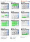 Kalender 2022 mit Ferien und Feiertagen Niederschlesien