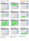 Kalender 2022 mit Ferien und Feiertagen Oppeln