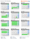 Kalender 2022 mit Ferien und Feiertagen Nidwalden